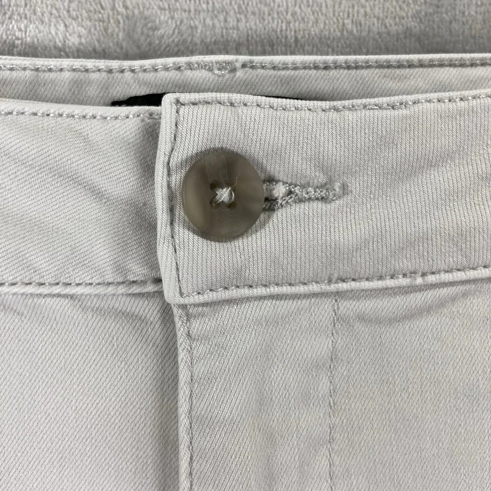 Paige Shorts Mens 34 Thompson Soft Brushed Twill White Stretch 8.5